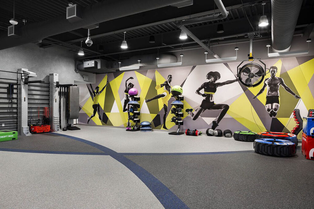 tranh phong gym