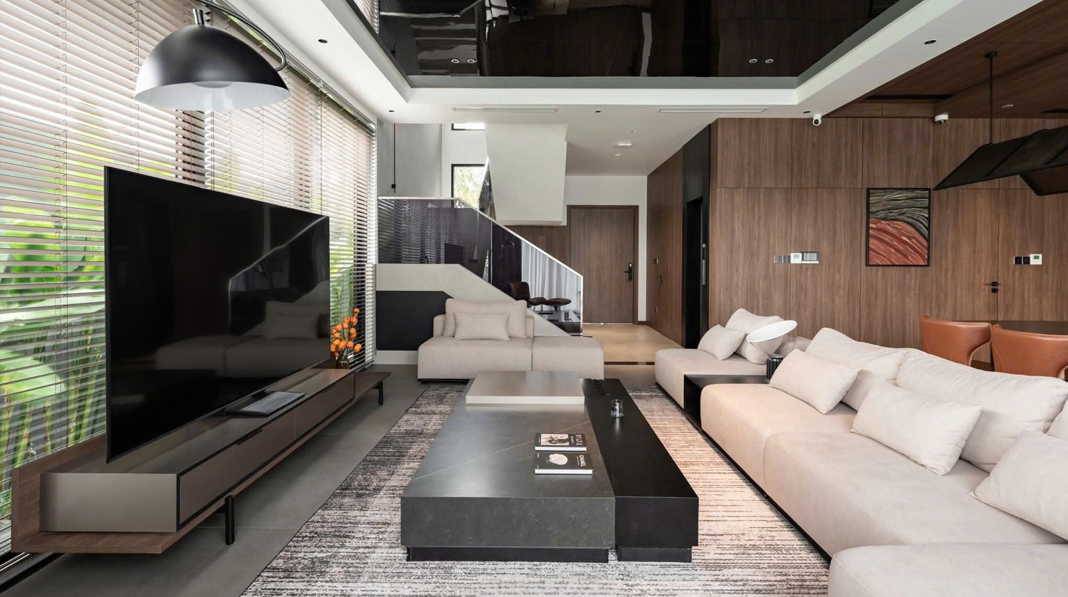 Thiết kế nội thất nhà phố hiện đại