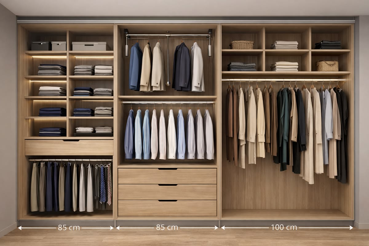 Tủ quần áo lưu trữ đồ